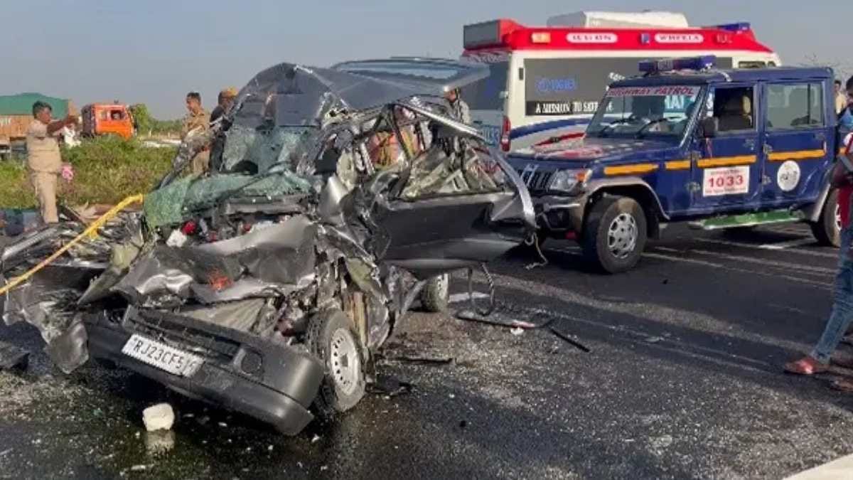 Road Accident in sawai madhopur