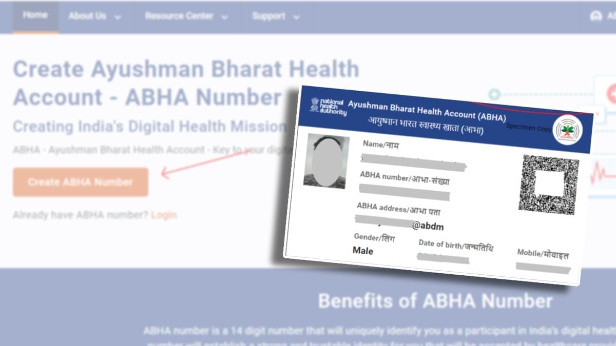 ABHA Health Card Details