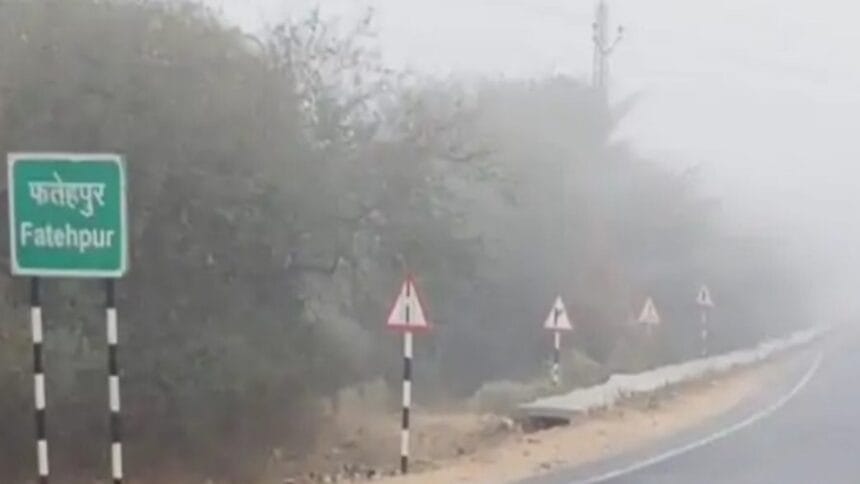 Cold Wave in Sikar Rajasthan Icy Winds Minimum Temperature