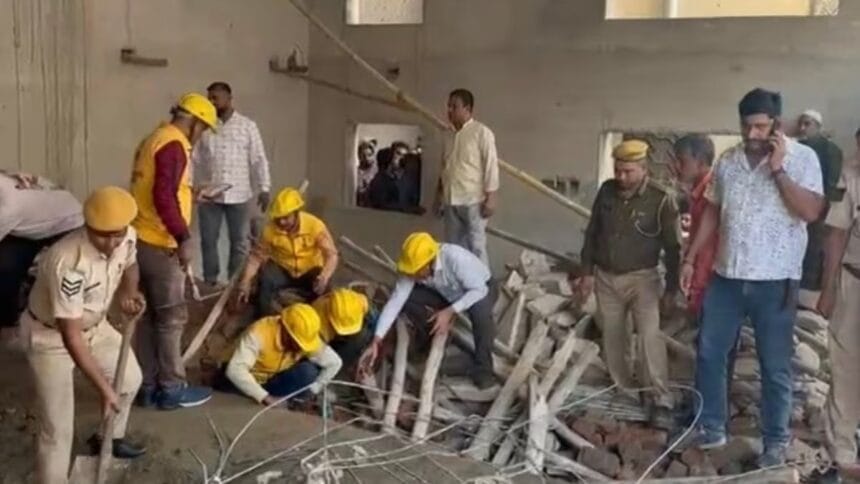 Jaipur Building Collapse at Subhash Chowk Rescue Operations Ongoing