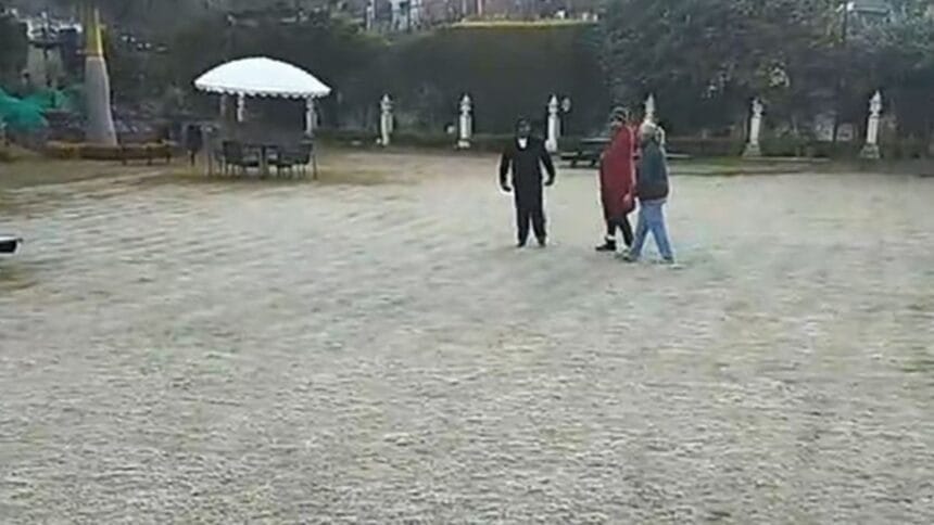 Rajasthan Snowfall Mount Abu Temperature Drops