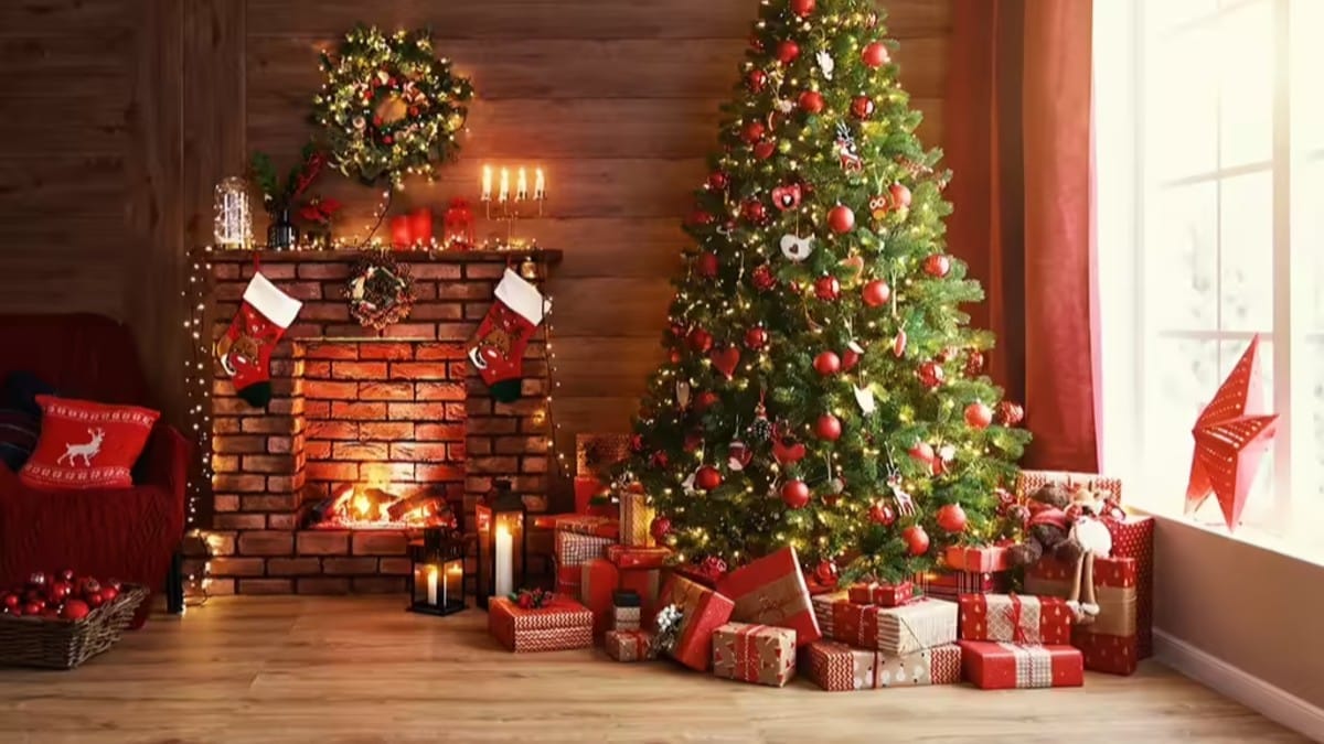 Joyful Christmas Festival Celebration with Santa Claus Worldwide