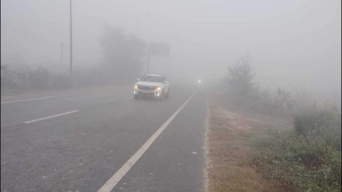Rajasthan Cold Wave Causes Dense Fog in Kota Baran