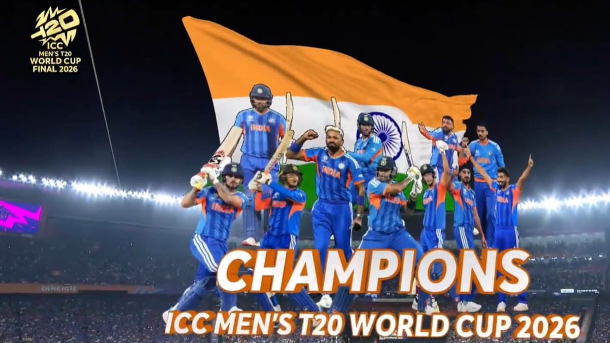 India Wins T20 World Cup 2026 in Ahmedabad Against New Zealand
