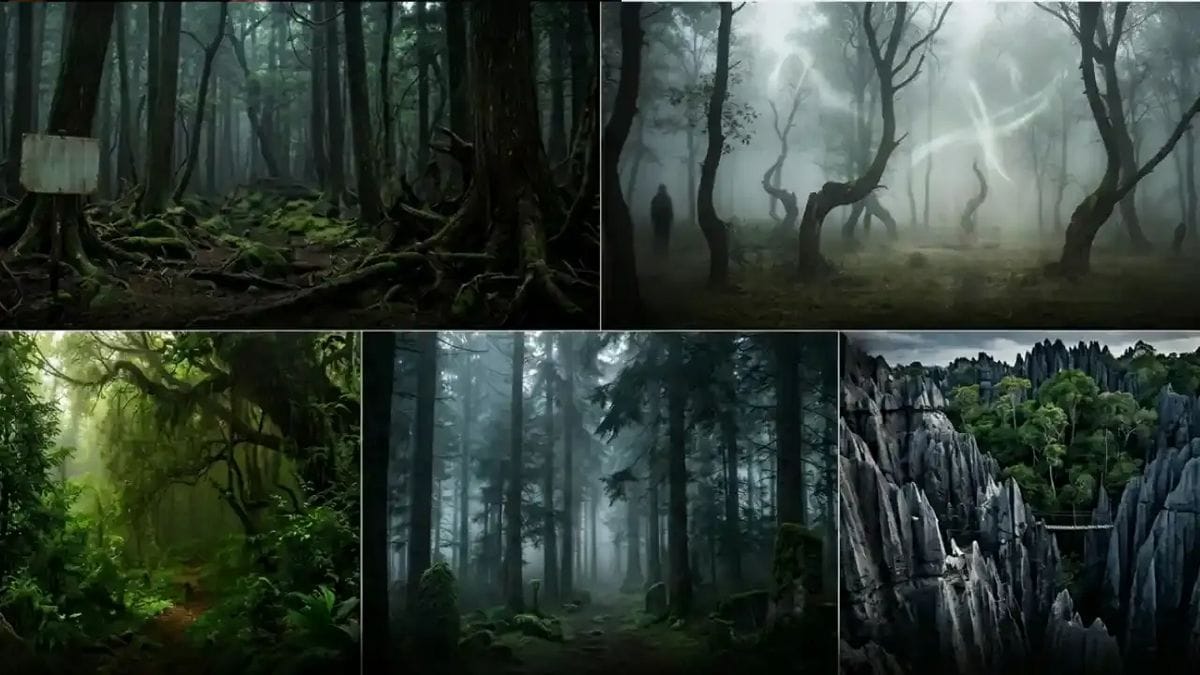 mysterious haunted forests world