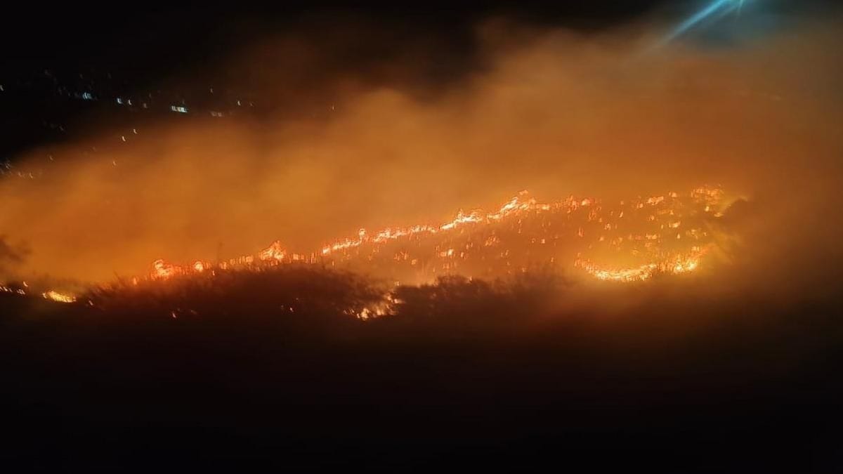 sikar harsh parvat fire