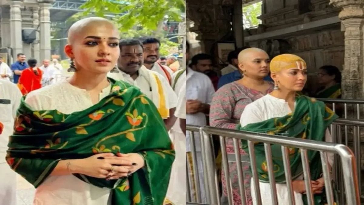 Nayanthara Toxic Viral Bald Look