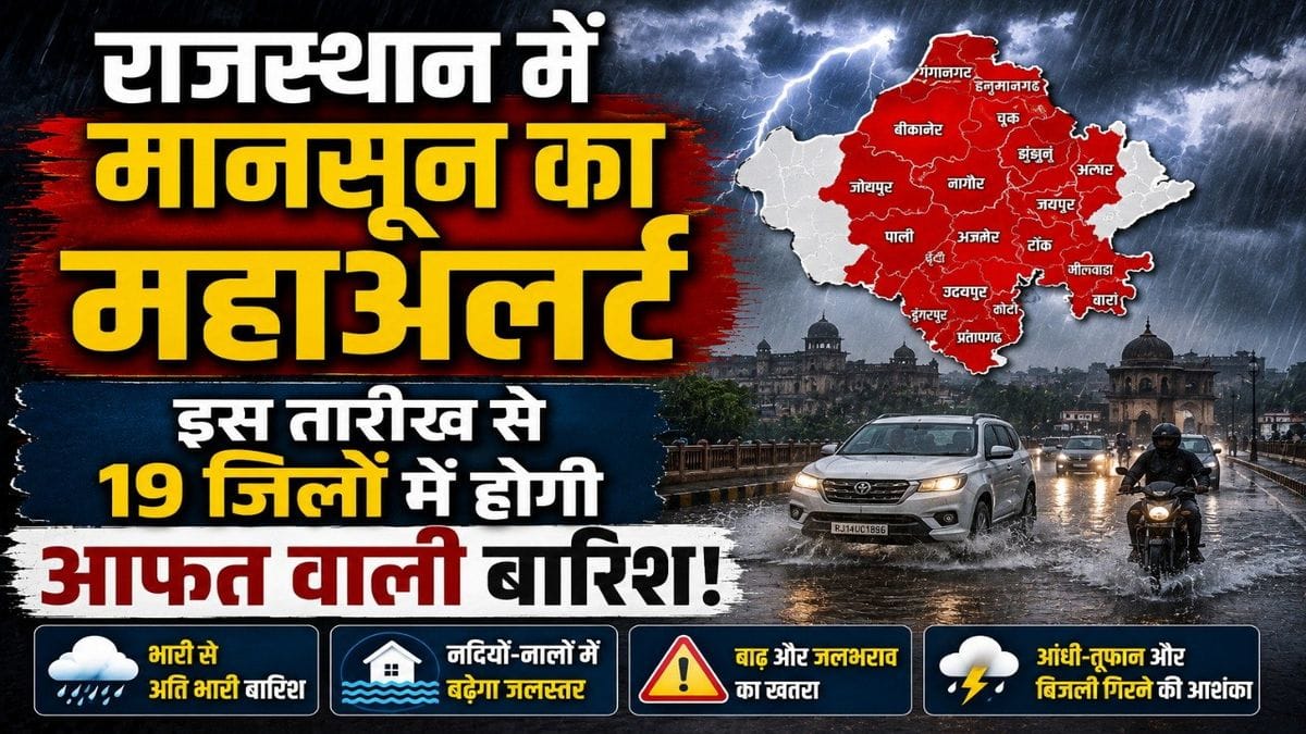 rajasthan monsoon rain alert