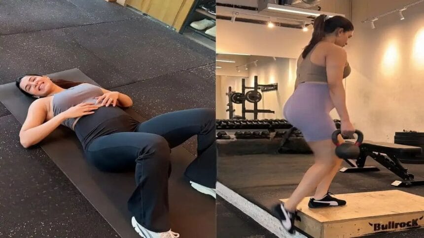 samantha ruth prabhu gym pregnancy video