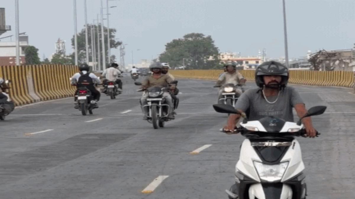 Sikar new flyover traffic