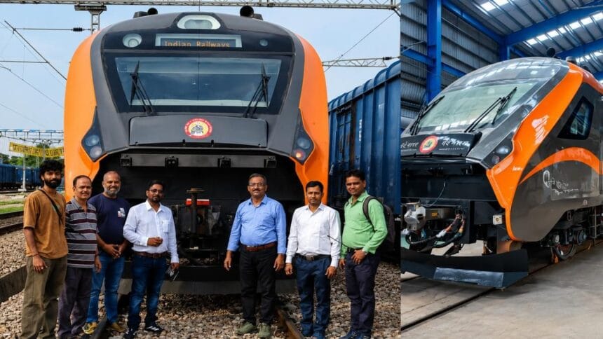 vande bharat freight train test