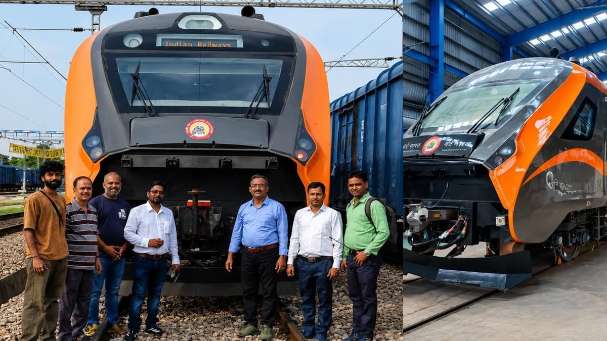 vande bharat freight train test