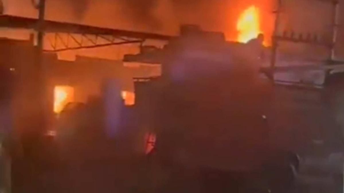 jaipur mercedes workshop fire