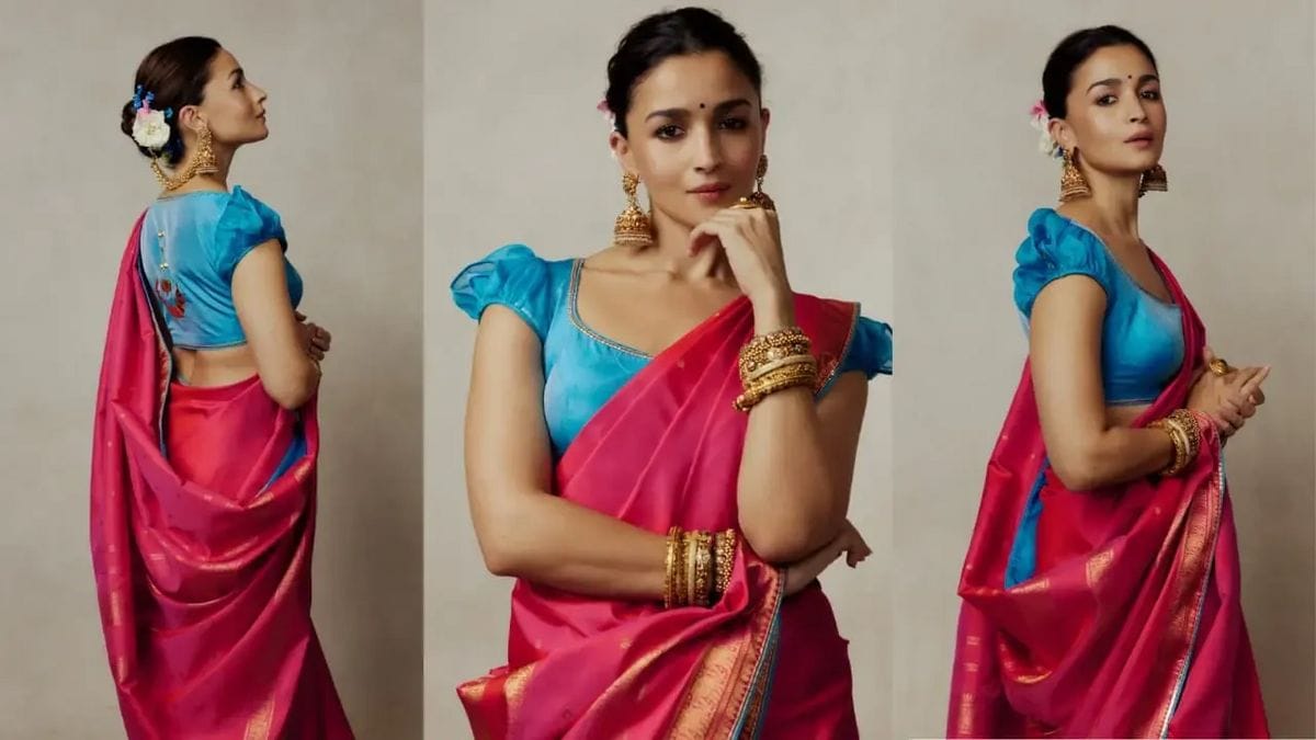 alia bhatt bengali festive look