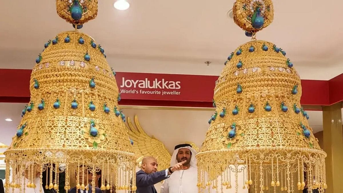 heaviest gold jhumkas dubai