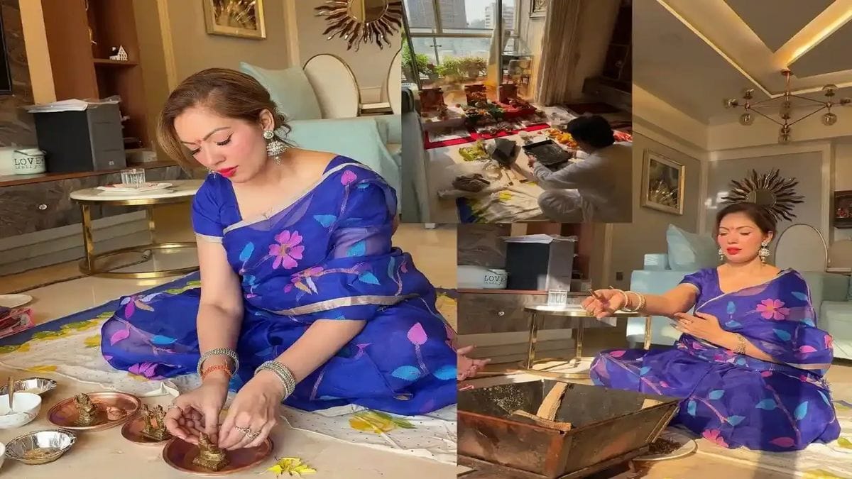 Munmun Dutta House Navratri