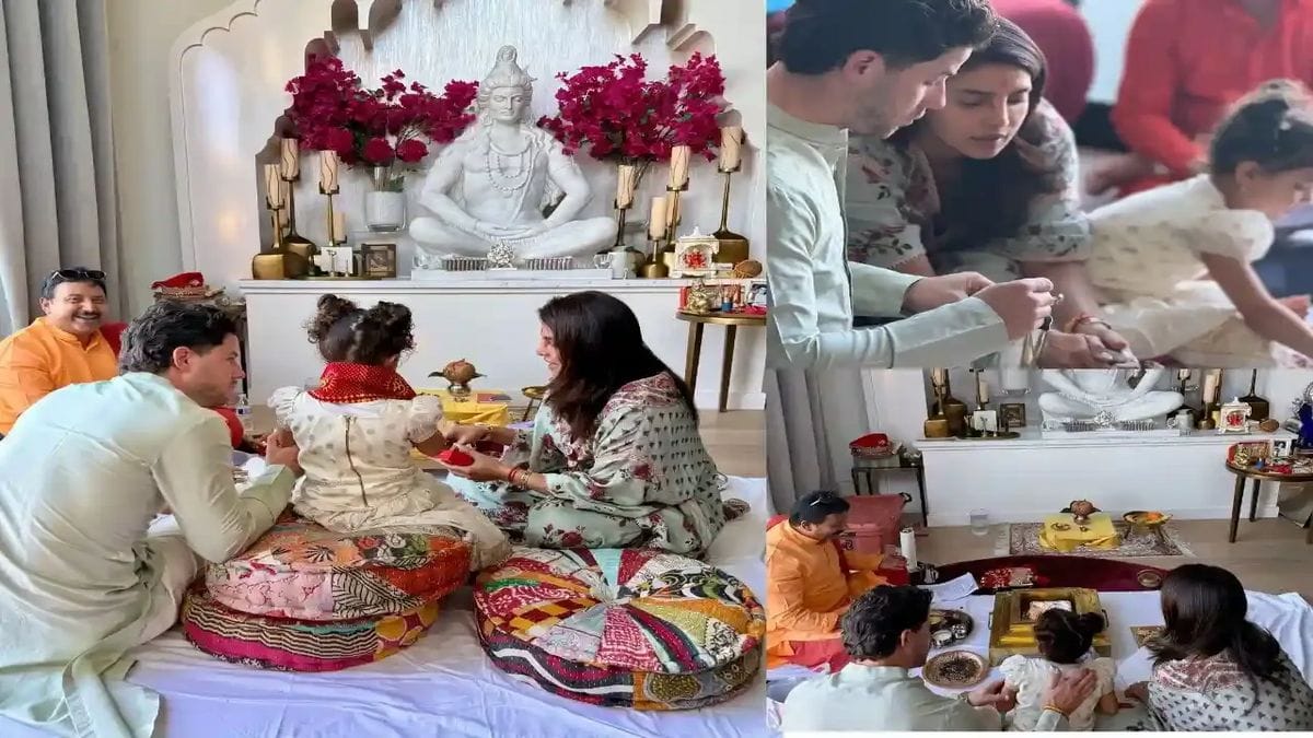 Priyanka Chopra Dussehra Celebration