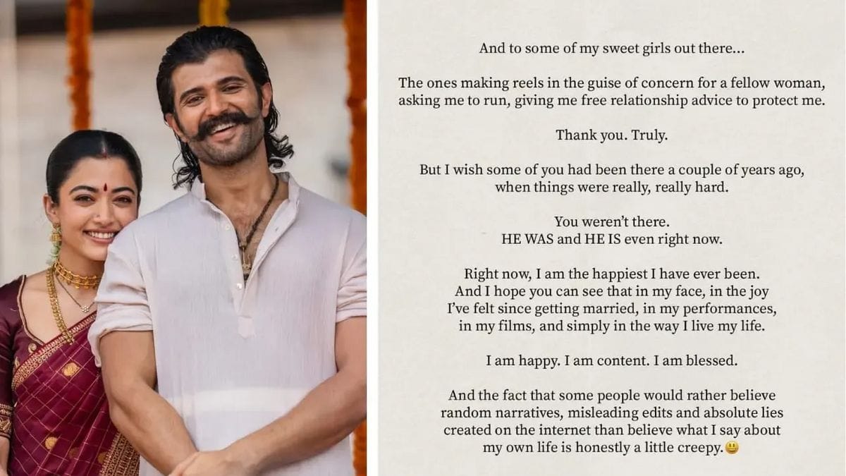 rashmika mandanna vijay deverakonda response