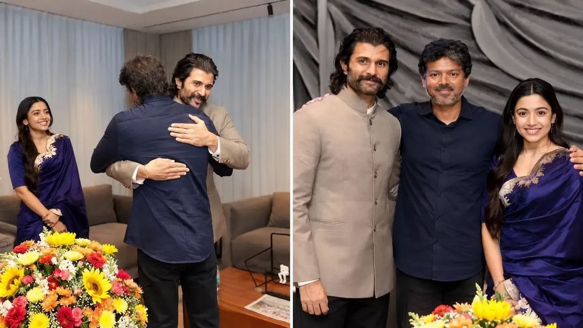 rashmika vijay meet thalapathy vijay