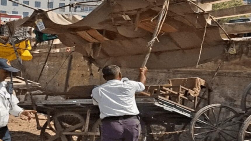 sikar traffic police action